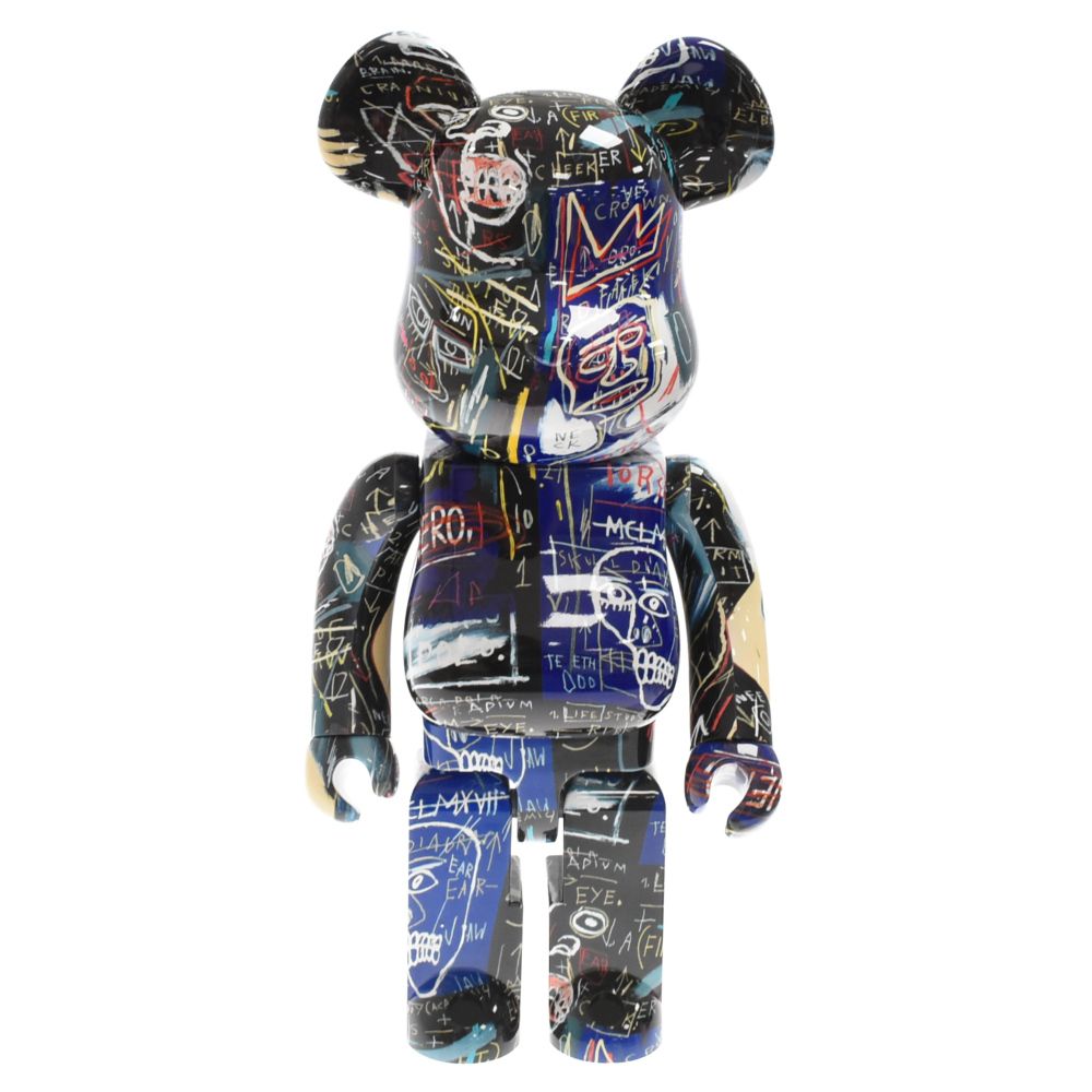 MEDICOM TOY (メディコムトイ) BE@RBRICK JEAN-MICHEL BASQUIAT #7 1000% ベアブリック  ジャンミシェルバスキア #7 人形 フィギュア ブルー