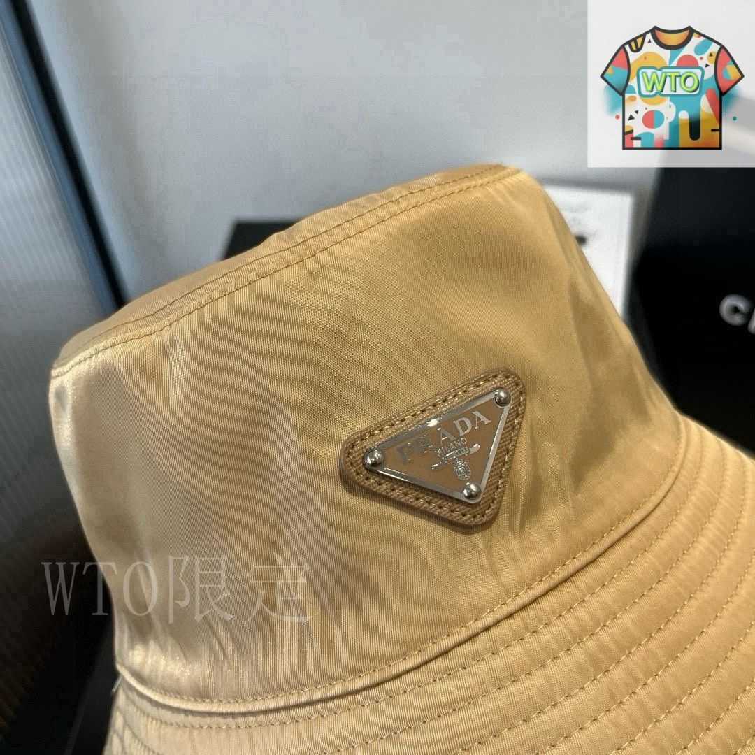 今日特価】Prada キャンバス バケットハット - メルカリ