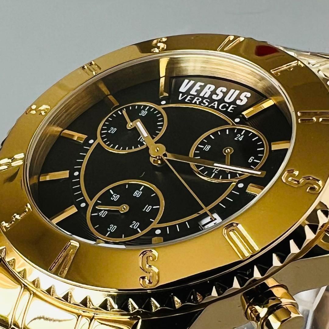 ヴェルサス ヴェルサーチ 腕時計 新品 メンズ ゴールド クォーツ