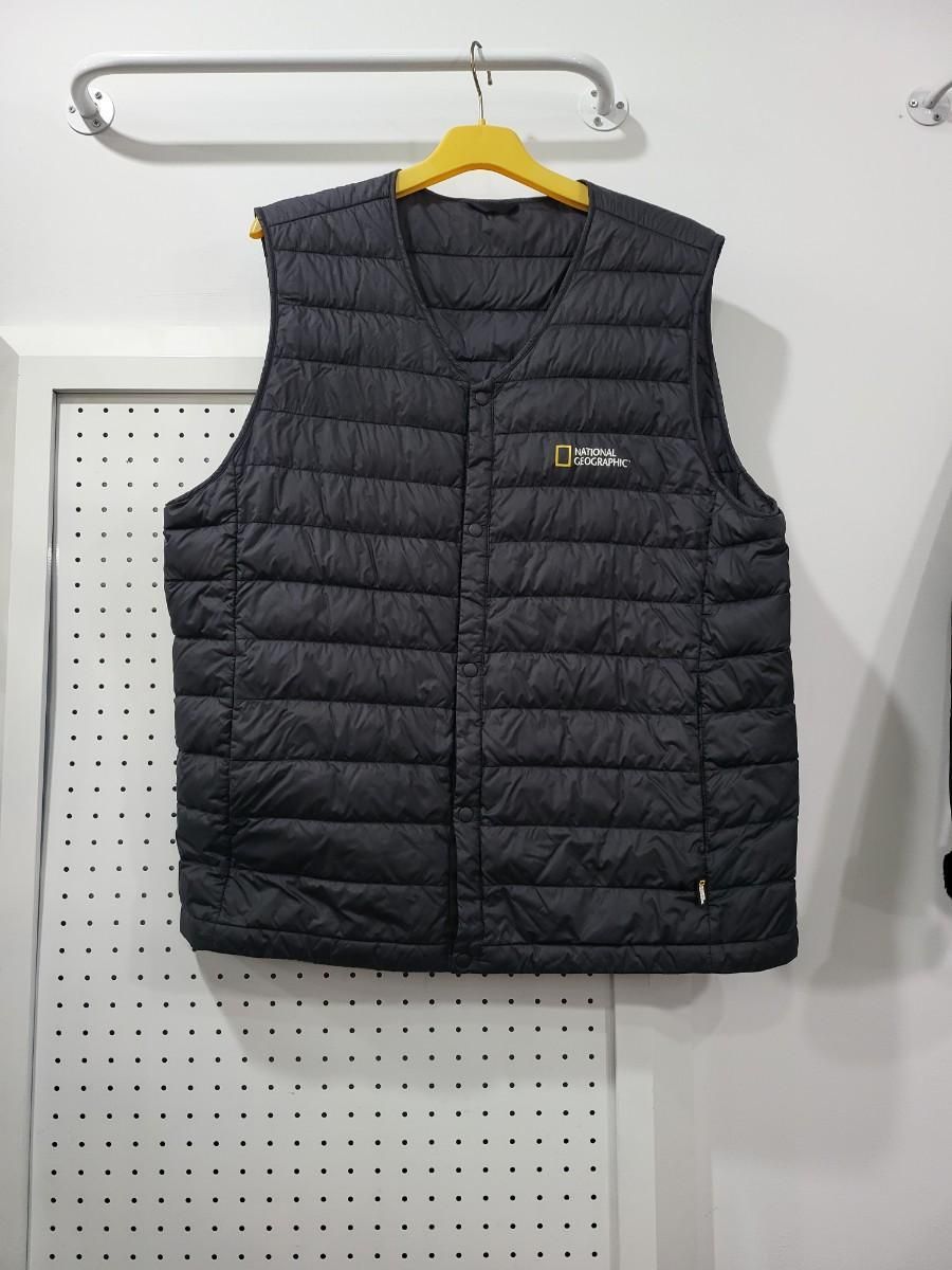 【雷市場（ポンジャン）商品韓国直送】National Geographic(ナショナルジオグラフィック) メンズ グース 軽量 ベスト