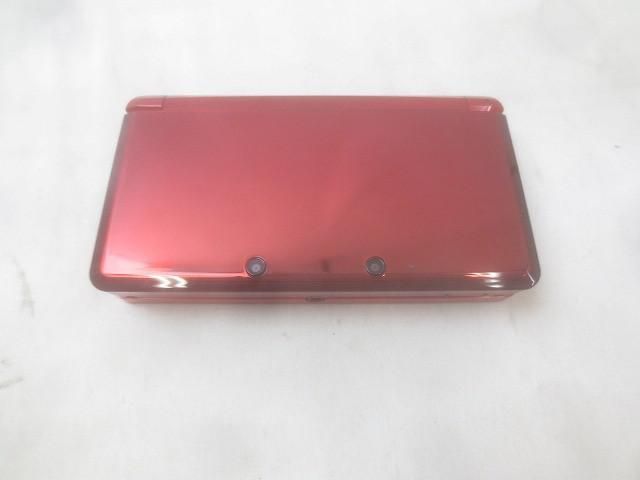 Nintendo 3DS フレアレッド 本体 充電器付き※箱無し 中古品 ゲーム