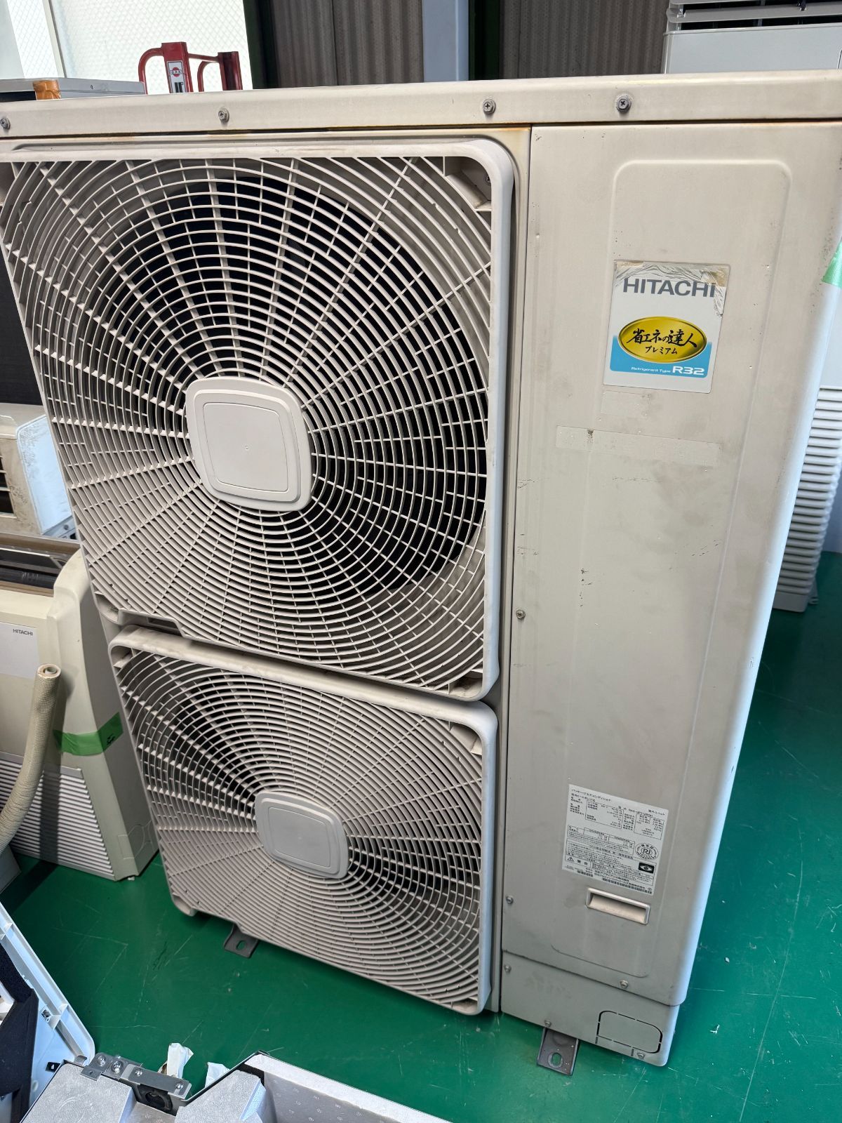 B HITACHI 2017年製エアコン 4馬力用 天カセエアコン