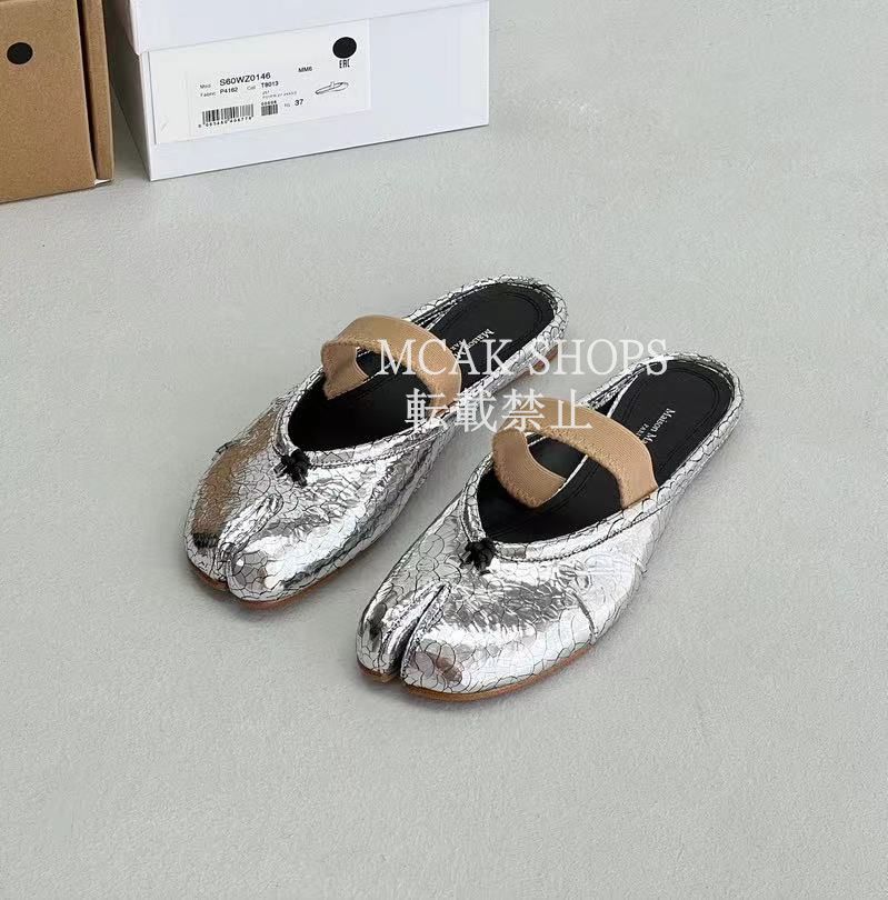 大人気 Maison Margiela Tabi メゾン マルジェラ  タビバレエ レディース フラットシューズ バレエシューズ  足袋バレエシューズ サンダル 夏 美脚