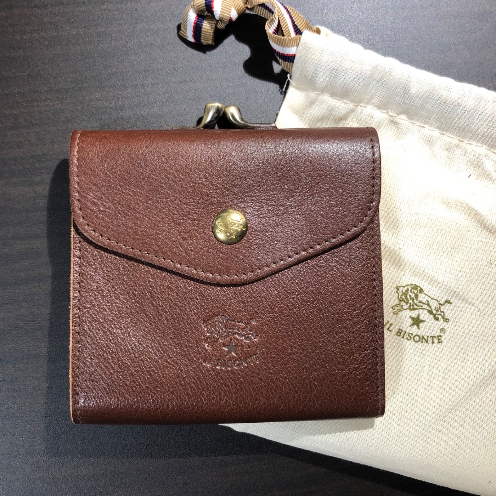 新品未使用】イルビゾンテ 二つ折り 財布 茶 マロン - メルカリ 