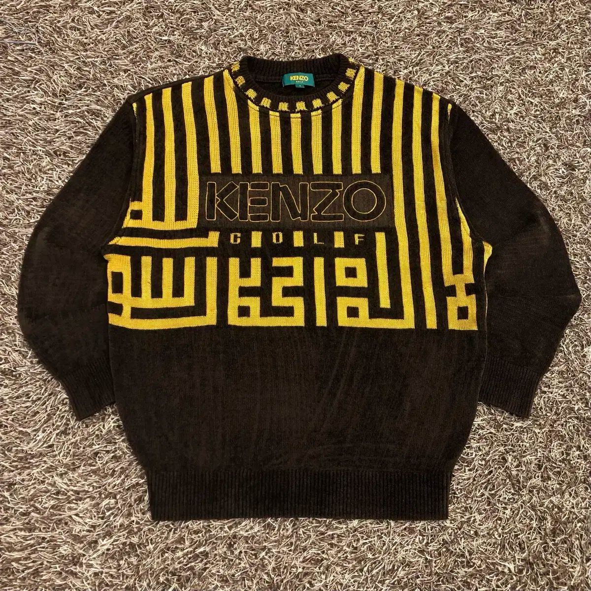 3 KENZO ケンゾー ロゴ ニット セーター 実寸 100
