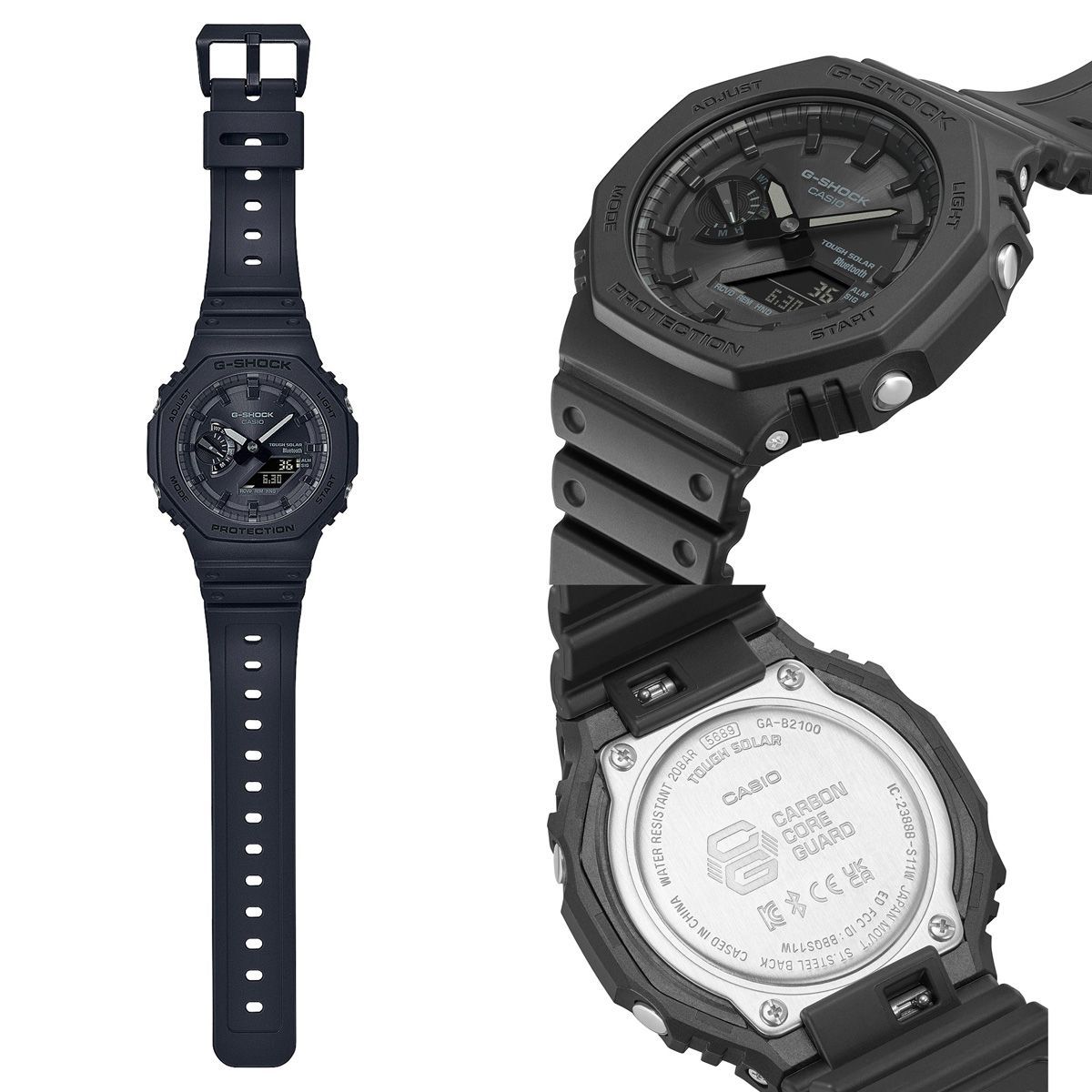 CASIO G-SHOCK カシオ ジーショック GA-B2100-1A1 Bluetooth タフ