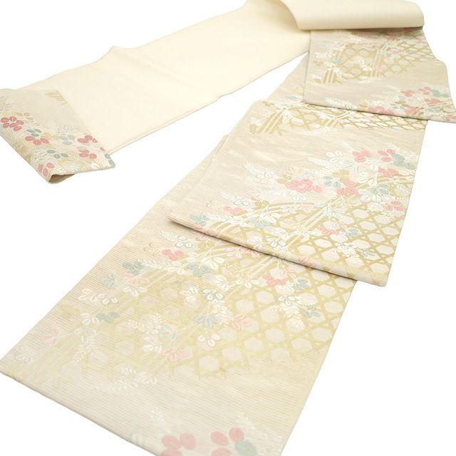 新古品】 夏物 袋帯 未使用 正絹 フォーマル 京都 西陣 姫野織物 新古品】 夏物 袋帯 未使用 正絹 フォーマル 京都 西陣 姫野織物
