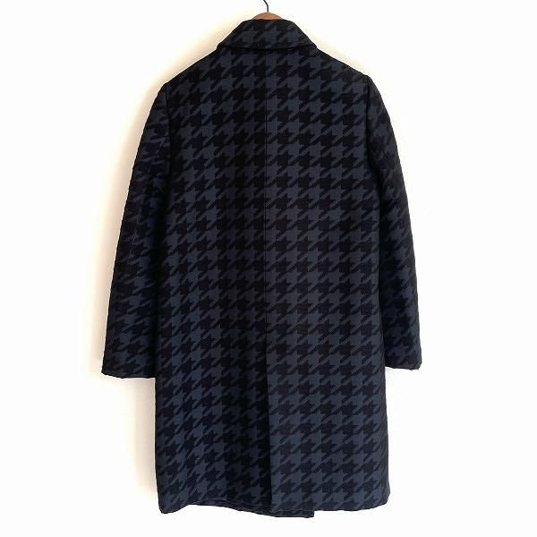 wnc ポールスミス ブラック PaulSmith BLACK コート 40 紺系 千鳥格子