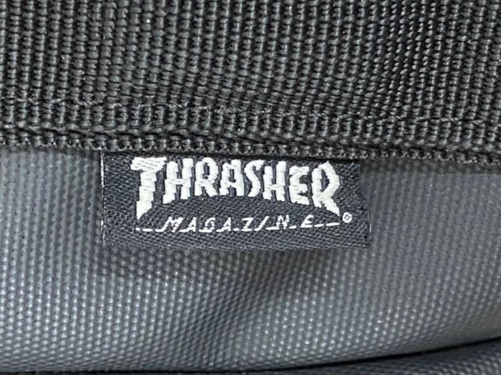 THRASHER (スラッシャー) リュックサック バックパック バッグ 鞄 BAG ボックス型 スクエア ブラック 黒 メンズ/078