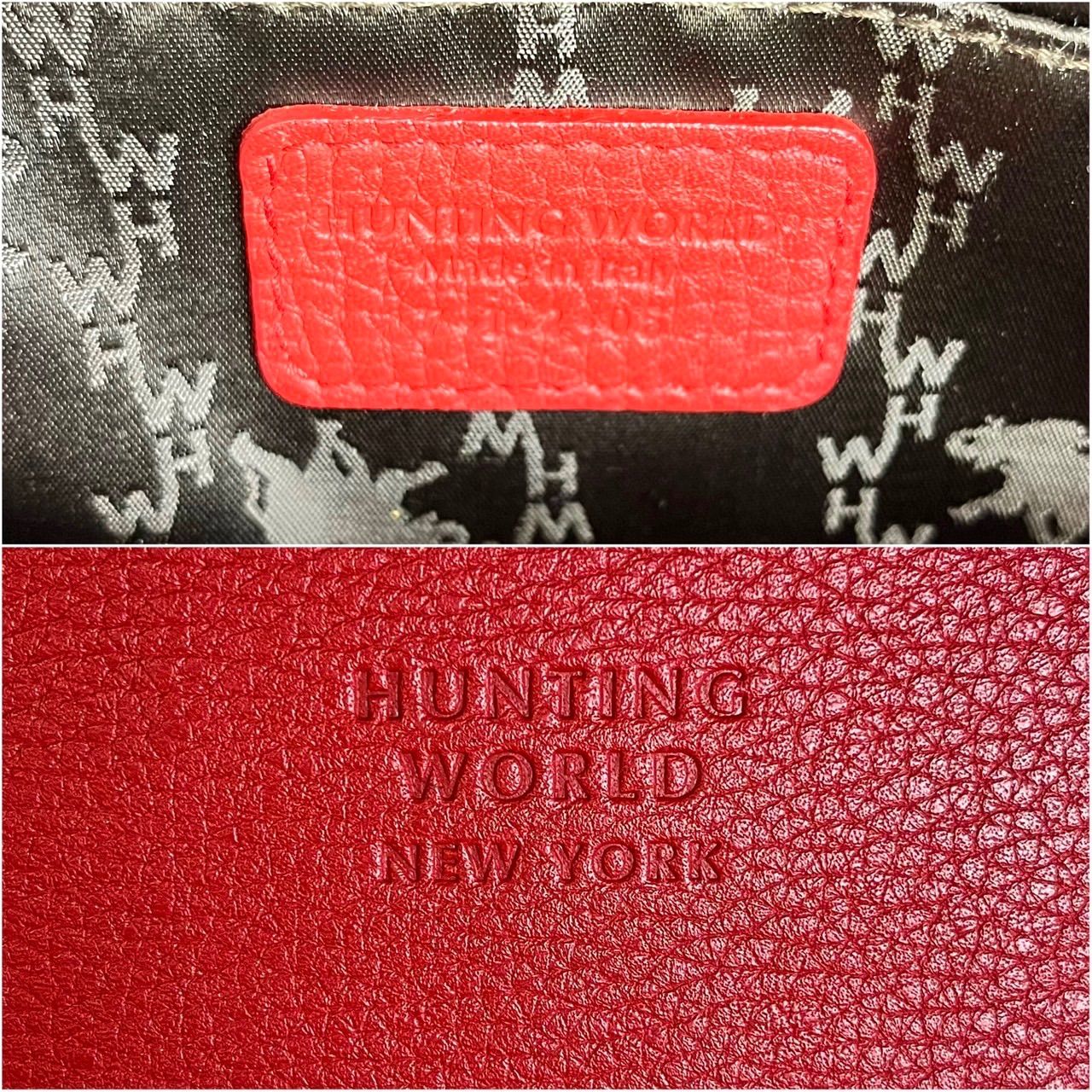 ✨良品✨ HUNTING WORLD ハンティングワールド ハンドバッグ