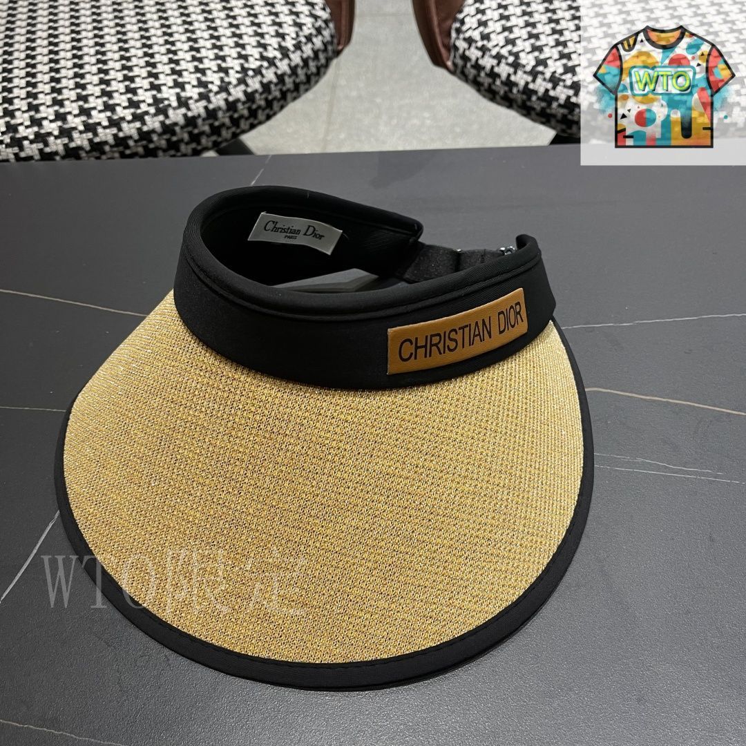 ディオール Dior トワル ドゥ ジュイ サンバイザー オレンジ その他