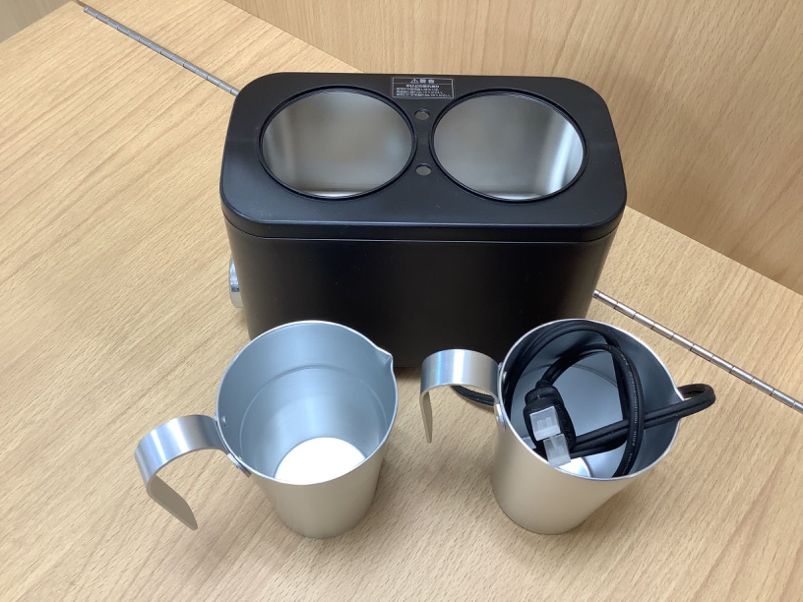 コイズミ 酒燗器 かんまかせ 湯煎タイプ 温度調節 保温機能付き コイズミ 酒燗器 かんまかせ 湯煎タイプ 5段階温度調節 保温機能