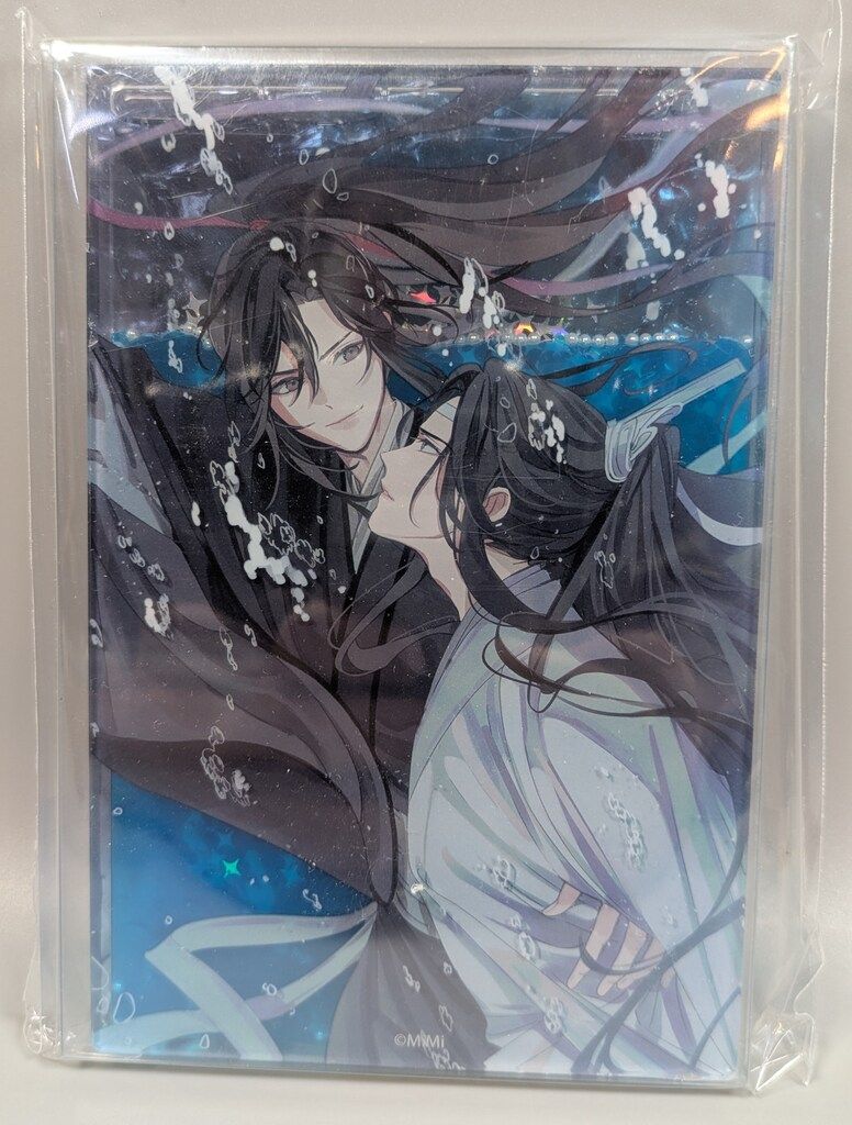 魔道祖師 アクリルブックエンド、グリッターアクリルブロック 魔道祖師