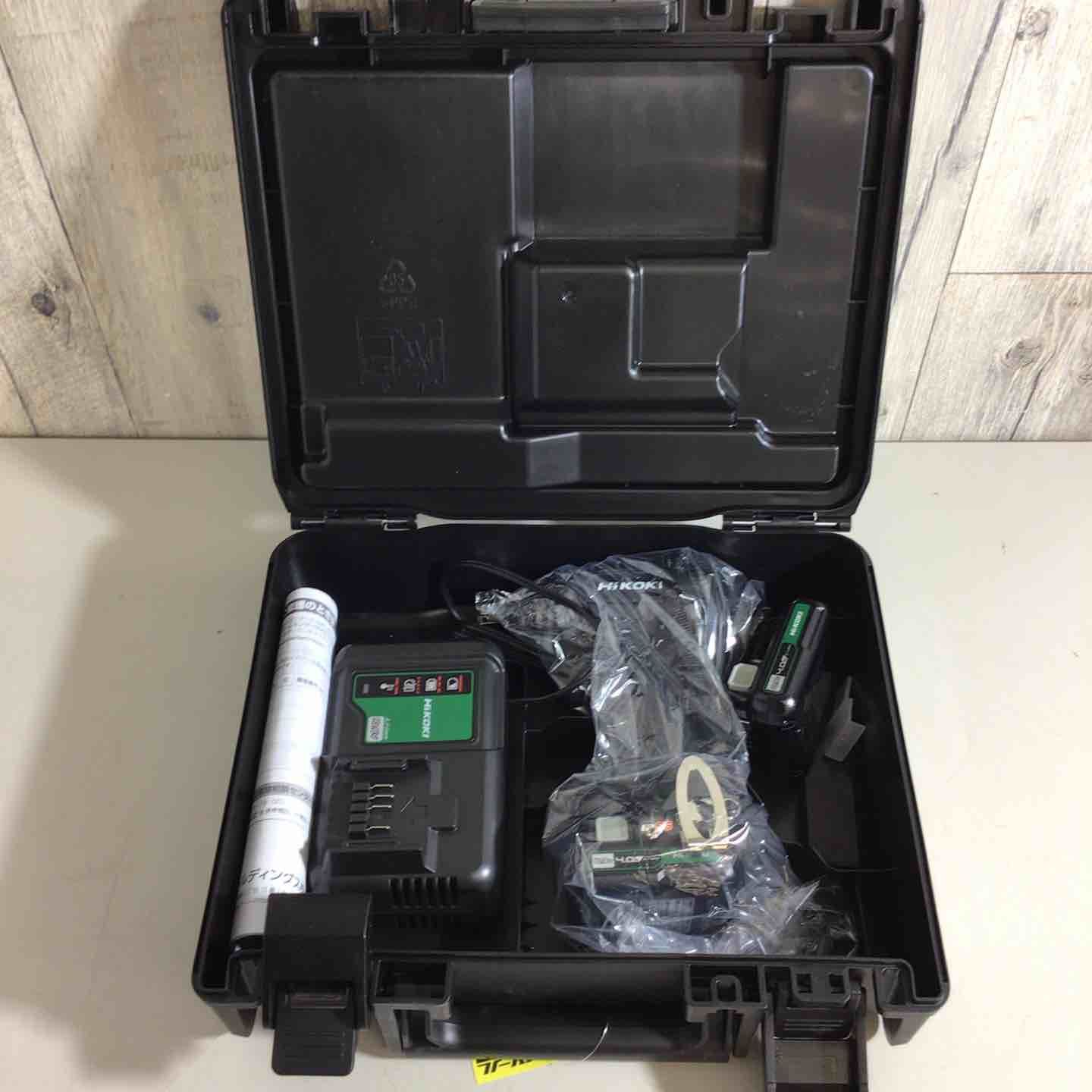 HiKOKI ハイコーキ 10.8V 充電式 インパクトドライバー ストロングブラック 蓄電池 充電器付 WH12DCA 2LSB 戸田店