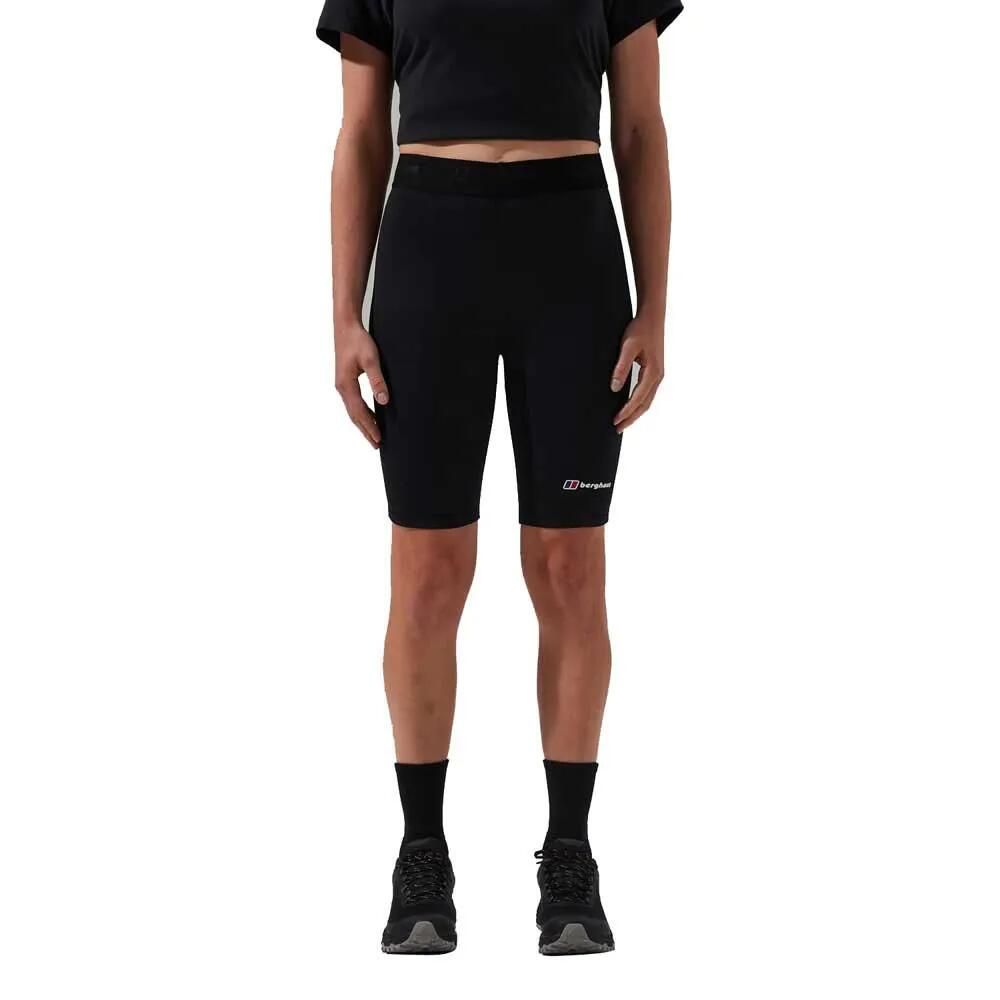 お取り寄せ ２～４週間で発送 バーグハウス ショート レギンス レディース Black|Black t BERGHAUS short leggings t