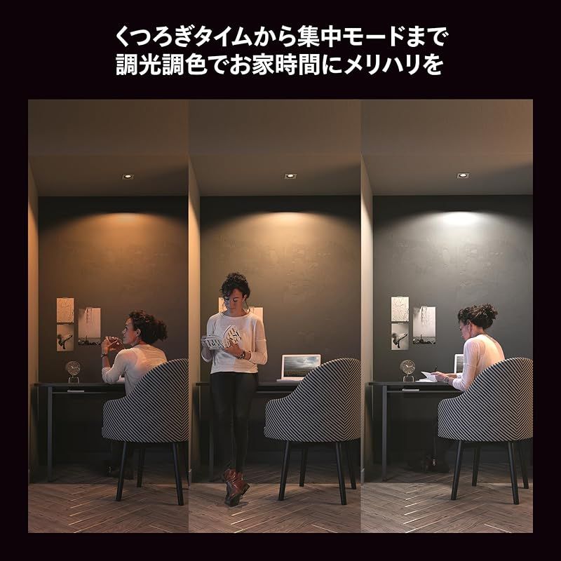 Philips Hue スマート電球 E26 100W ホワイトグラデーション 2個 Philips Hue スマート電球 E26 100W ホワイトグラデーション 2個