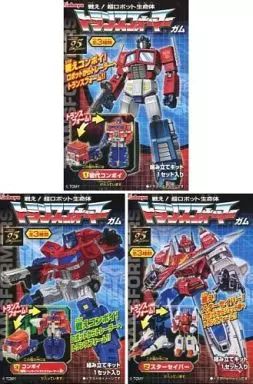 未組立 全３種セット 戦え! 超ロボット生命体トランスフォーマー ガム新版第1弾 中古】食玩 プラモデル 全3種セット 「戦え! 超ロボット生命体