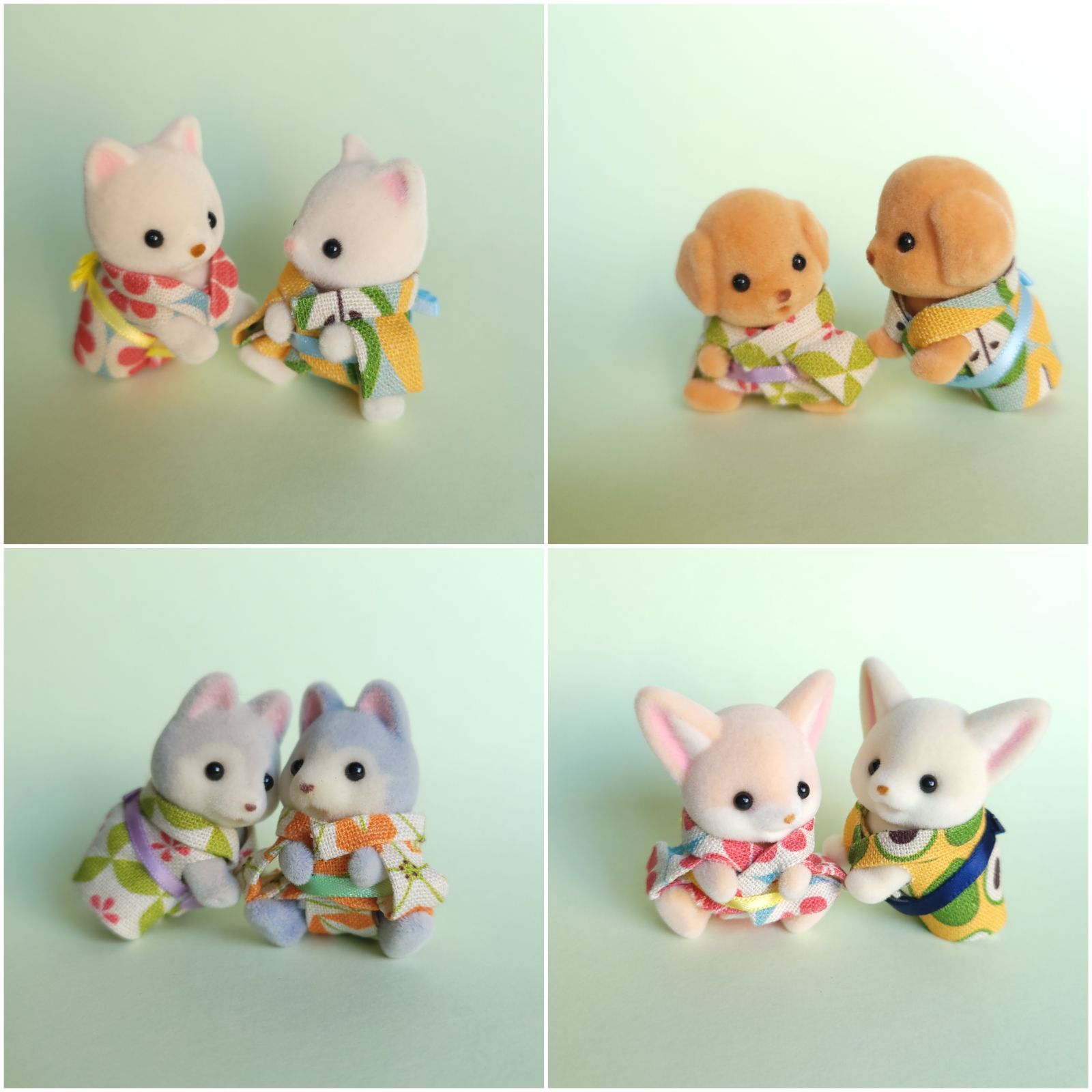 シルバニアファミリー【赤ちゃん浴衣2着セット】 ふたごセット