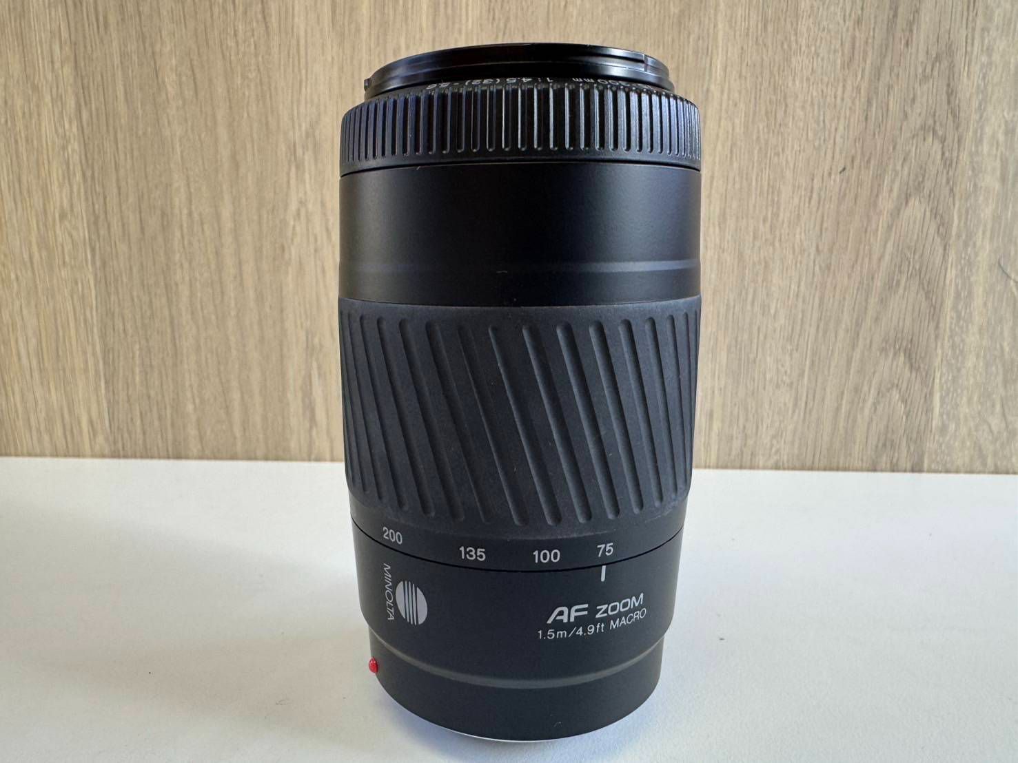中古品】ミノルタ MINOLTA AF ZOOM 1.5m/4.9ft MACRO AF 75-300 カメラ 