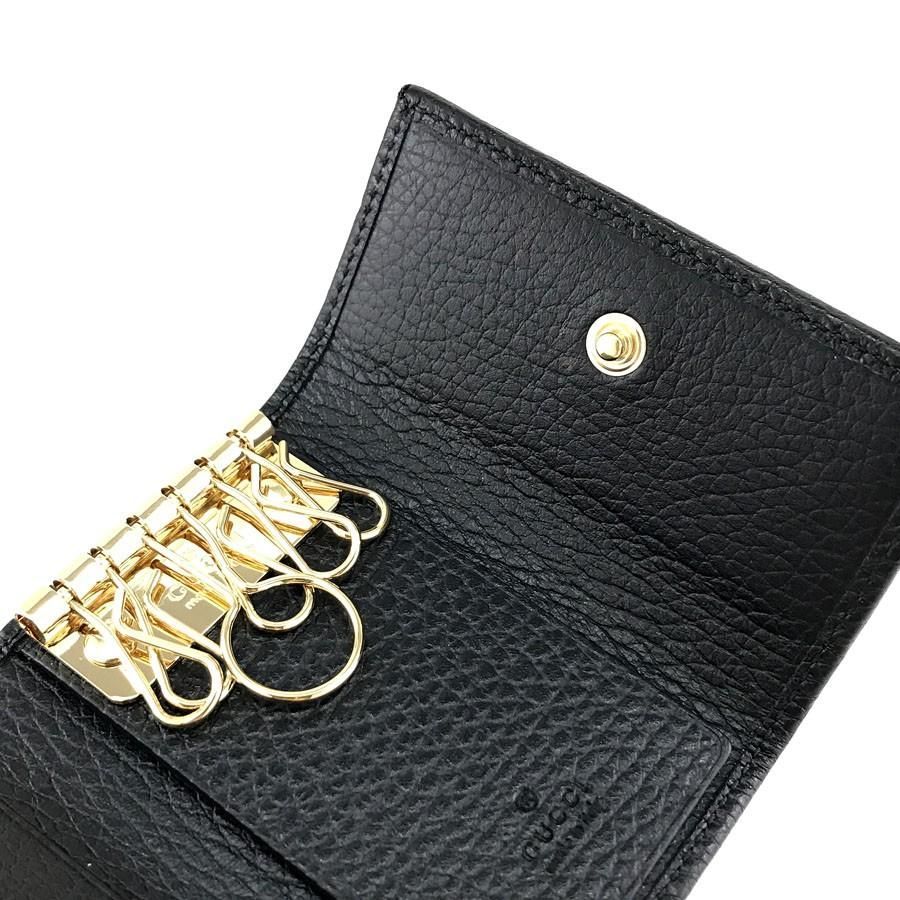 新品】グッチ GUCCI キーケース 6連 キーホルダー プチ マーモント