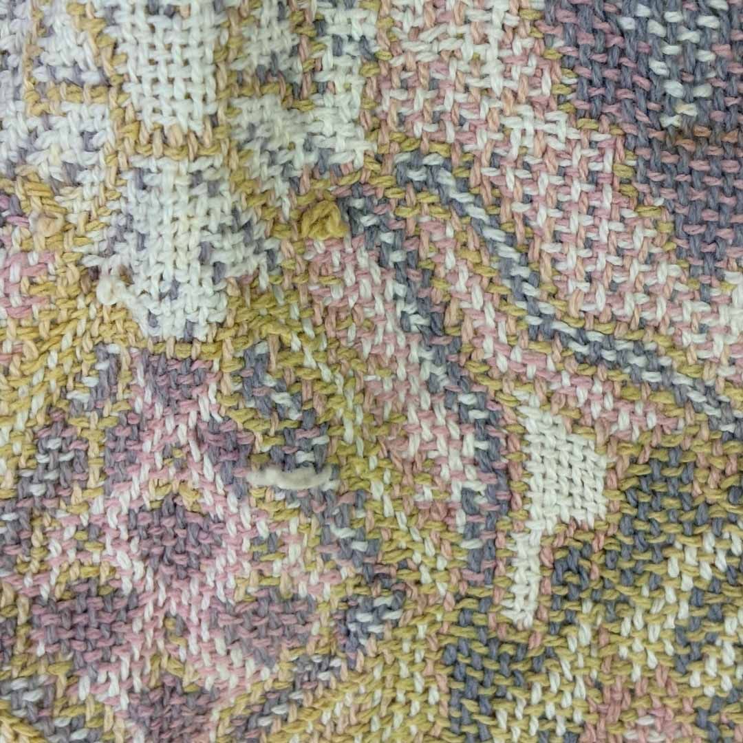 アンティーク　ヴィンテージラグ　シャビー vintageラグ カーペット フラワー シャビーシック 1896 - メルカリ