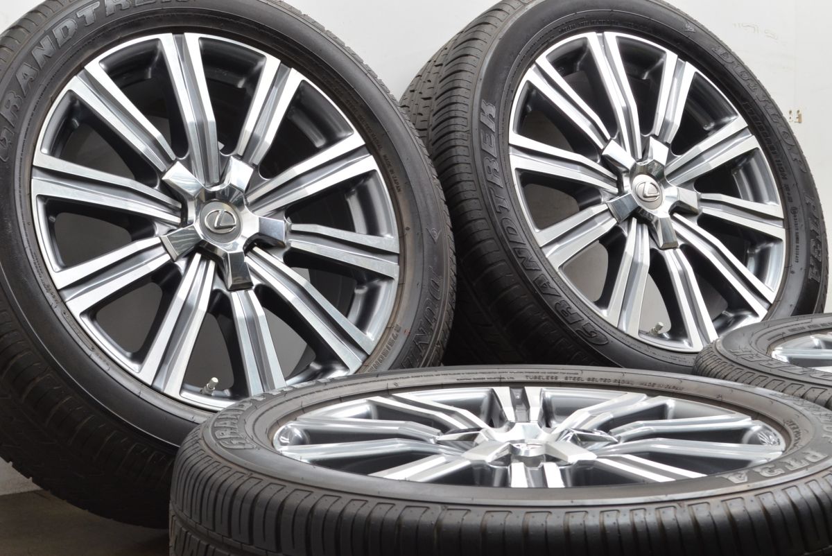 良好品】レクサス LX570 純正 21in 8.5J+54 PCD150 ダンロップ グラン 