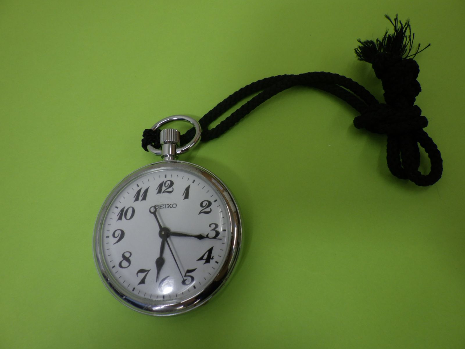 セイコーseiko 懐中時計7c11-0010 鉄道時計稼働品