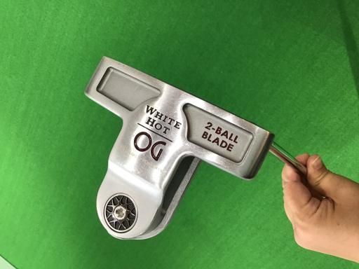 オデッセイ WHITE HOT OG 2-BALL BLADE TOUR LINED 33インチ パター PT スチール フレックスその他 メンズ 男性用 右利き 右用 Cランク ゴルフクラブ