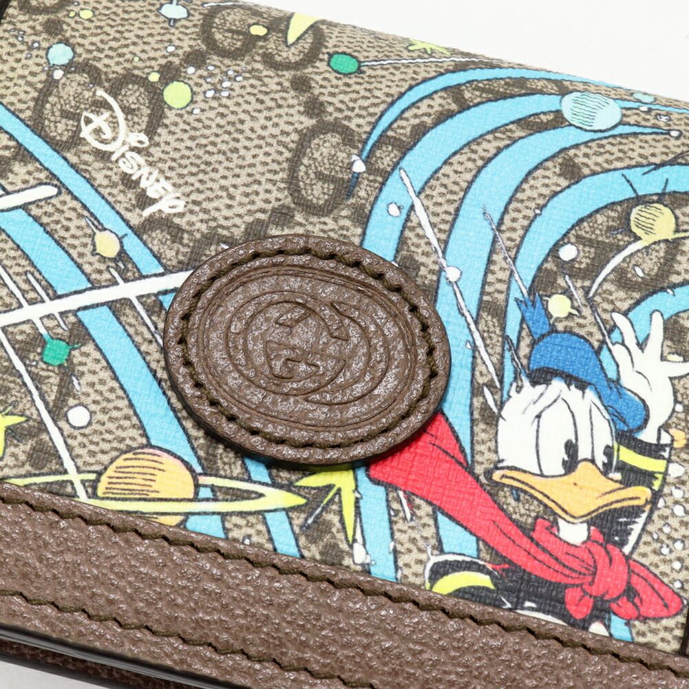 グッチ 二つ折り財布 ディズニーコラボ ドナルドダック GUCCI】【ディズニーコラボ】グッチ『DISNEY×GUCCI ドナルド