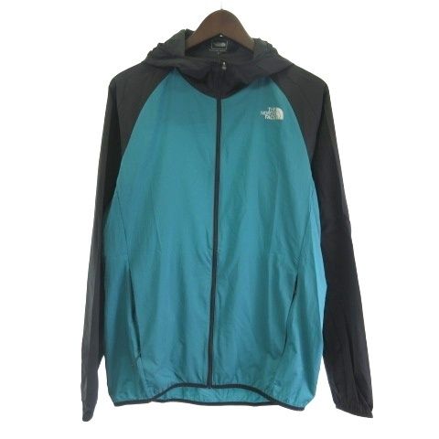 ザノースフェイス THE NORTH FACE NP71973 スワローテイルベントフーディ ジャケット ナイロン ブラック グリーン L
