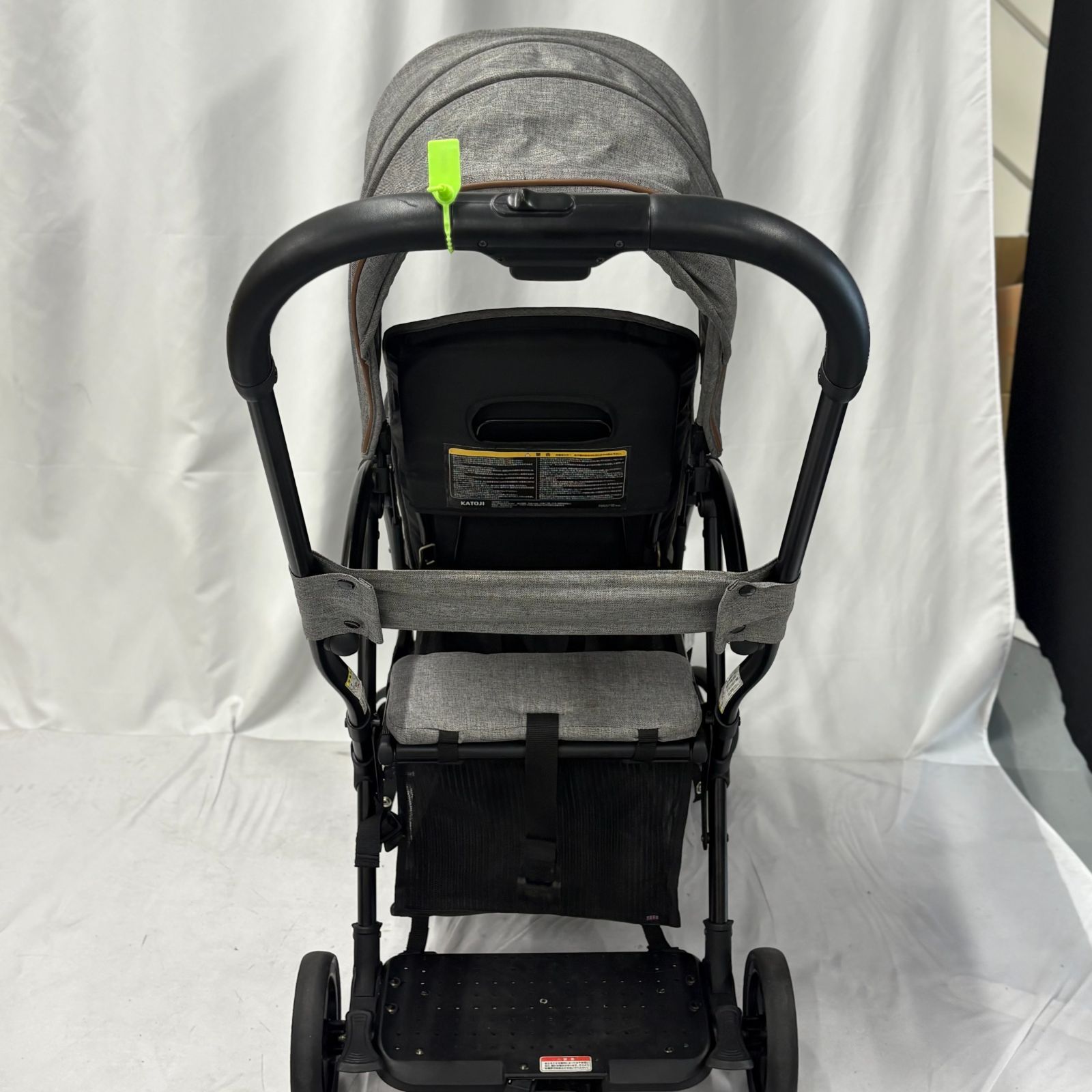 極美品】KATOJI 2シーター 2人乗りベビーカー グレー 【公式通販】