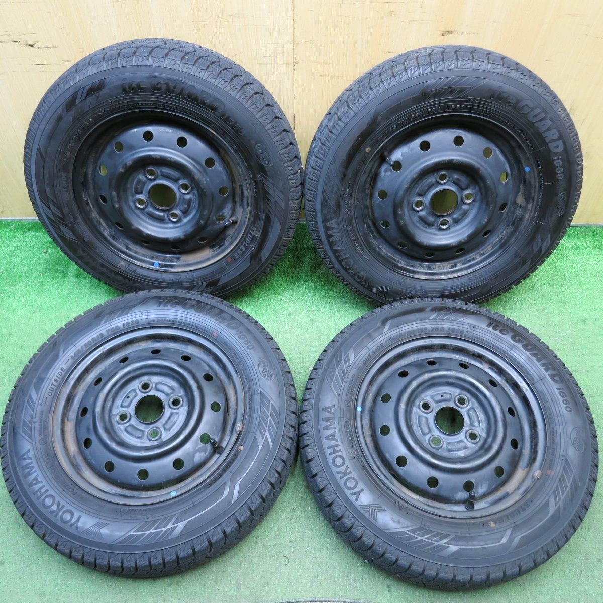 145/80r13 ホイールセット タイヤバリ溝