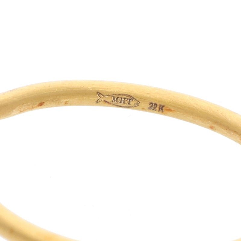 マリーエレーヌドゥタイヤックTender Kiss Ring イエローゴールド テンダー・キス” バンドリング - マリーエレーヌ ドゥ タイヤック