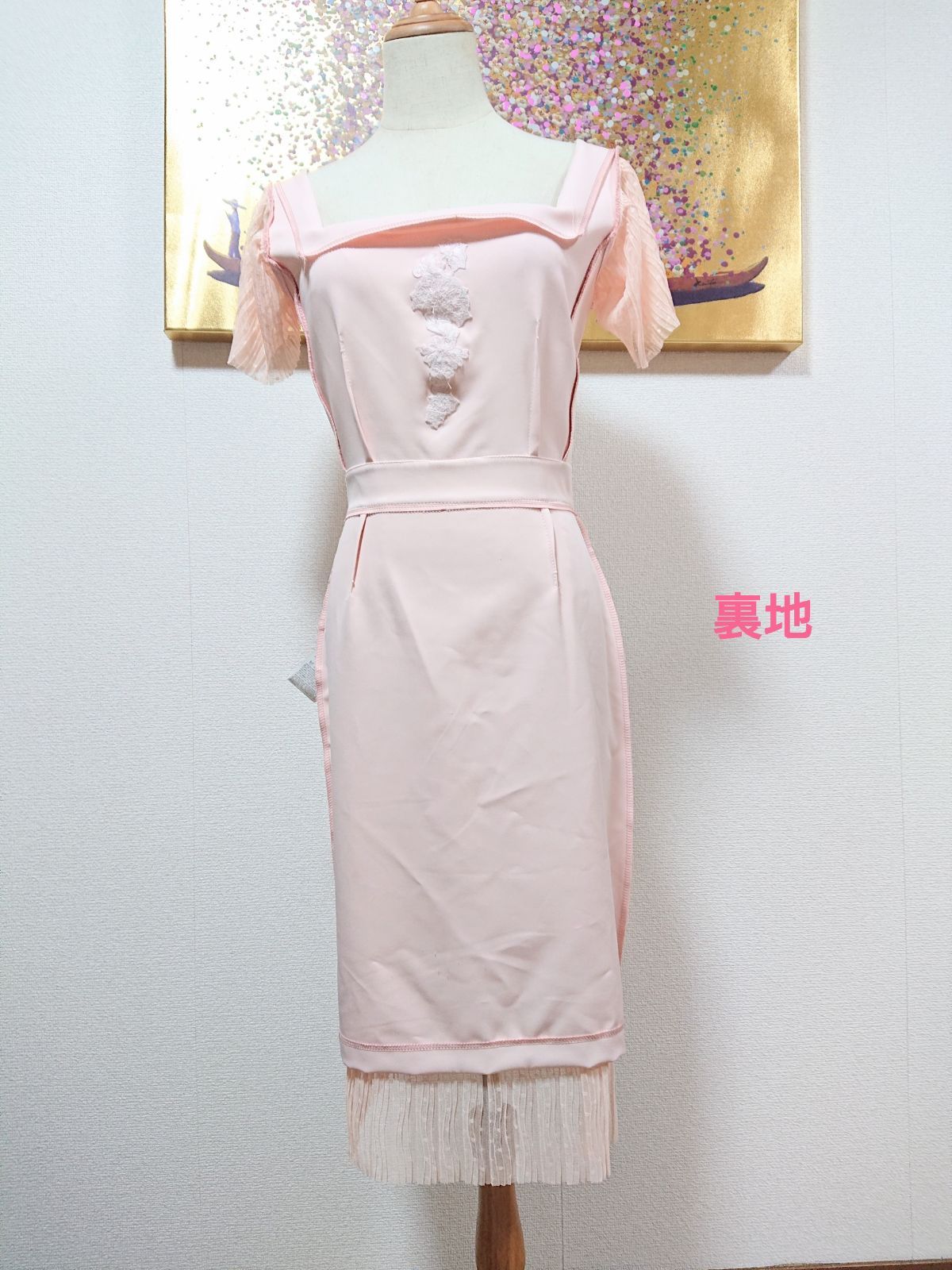 新品 未使用 タグ付き リナシメント シフォンワンピース - メルカリ