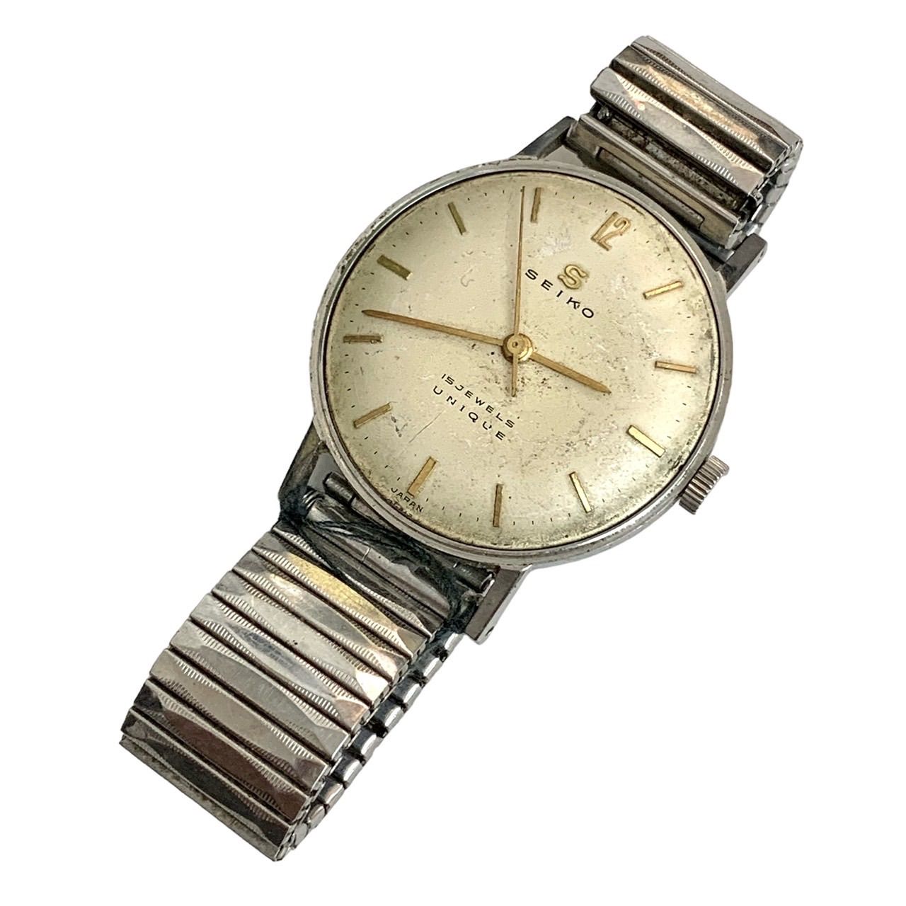 ヴィンテージジャンク品⭐️セイコー SEIKO】 Sマーク 15石 UNIQUE ...