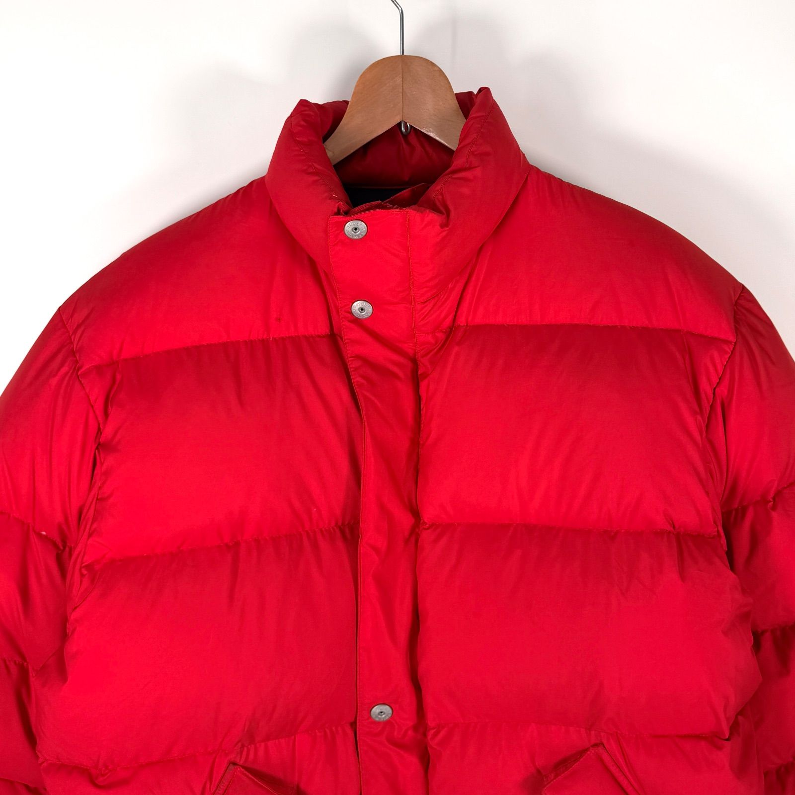 希少 Zippo ダウンジャケット レッド L ジッポ 古着 大きいサイズ