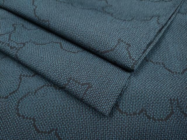 平和屋着物▽本塩沢 単衣 雲重ね文 正絹 逸品 DAAV3131du - メルカリ 