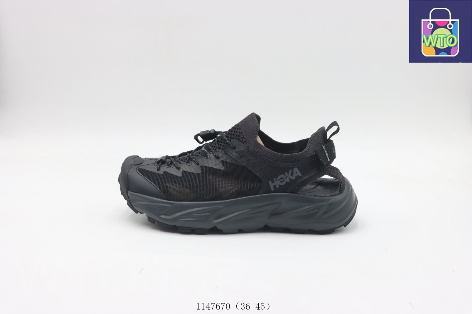 今日 ホカ ワンワン HOKA ONE ONE サンダル 黒 1147670-WTO輸入2