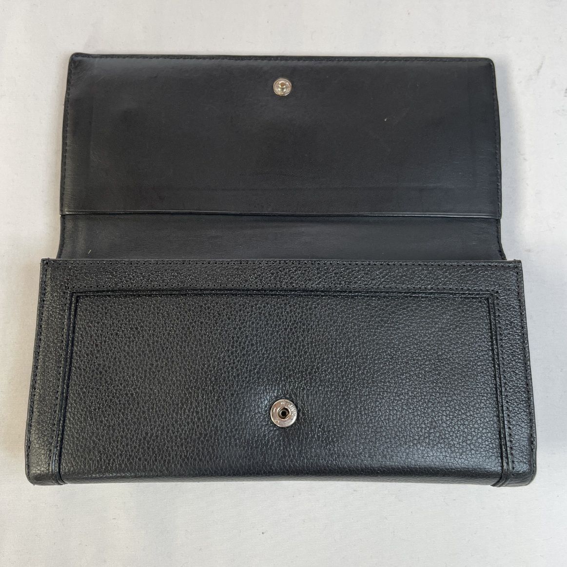 新品・未使用　MCM エムシーエム　ロングウォレット　長財布　二つ折り財布 ✱MCM（エムシーエム）✱ブラック レザー ロングウォレット