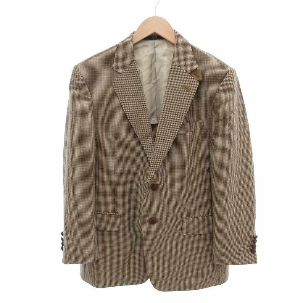 ダックス DAKS テーラードジャケット チェック柄 シングル