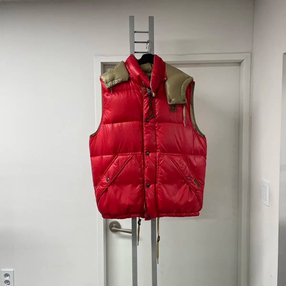 ポロ Ralph Lauren(ラルフローレン) ダウンジャケット ベスト レッド XL