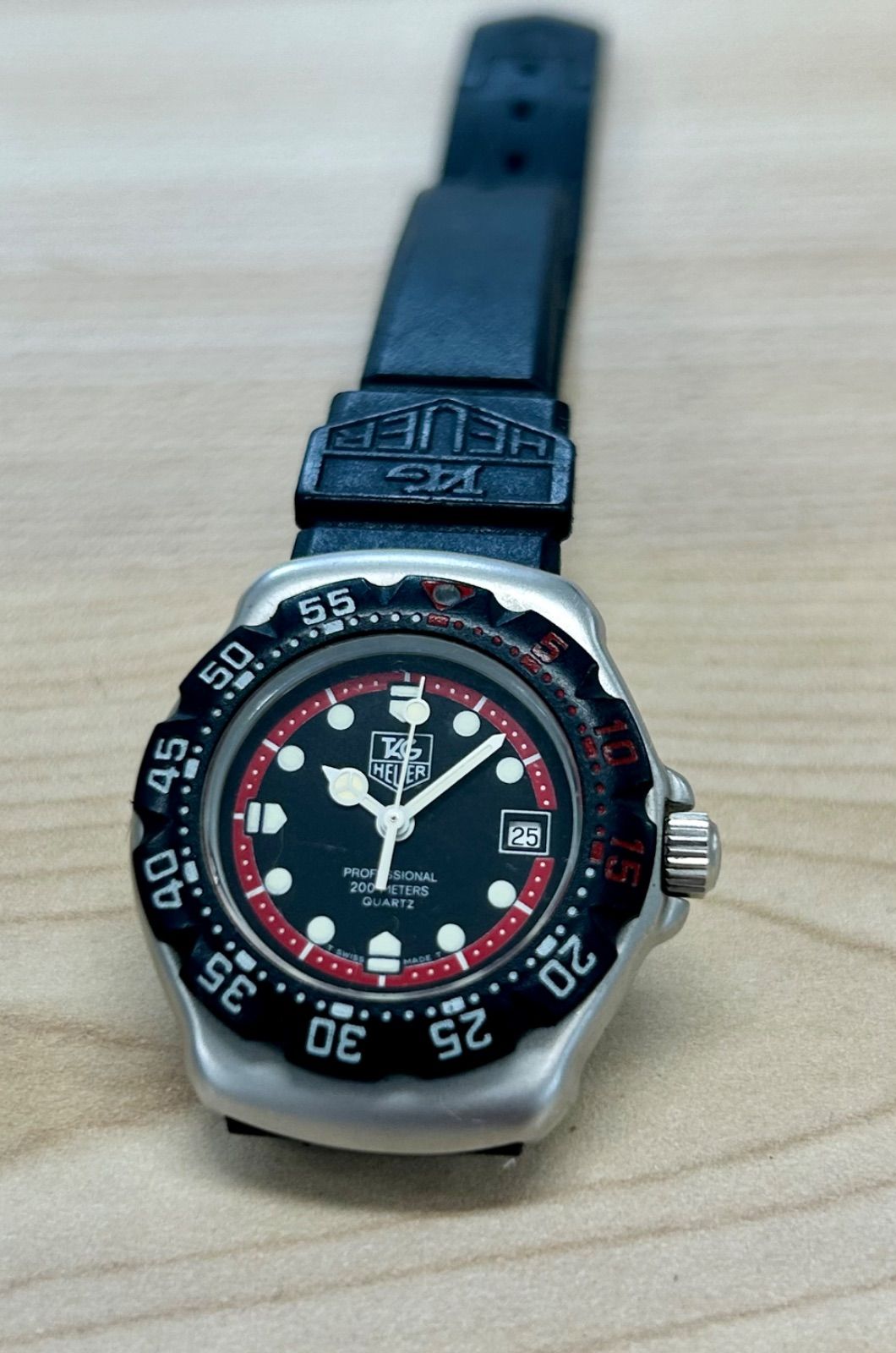 タグホイヤー TAG HEUER プロフェッショナル200m ラバーベルト - RCS