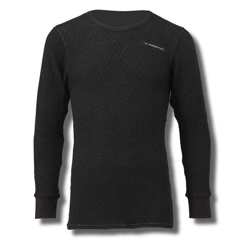 フリーノット KNOT ハヤブサ フリーノット レイヤーテック キルティングアンダーシャツ 90 ブラック L