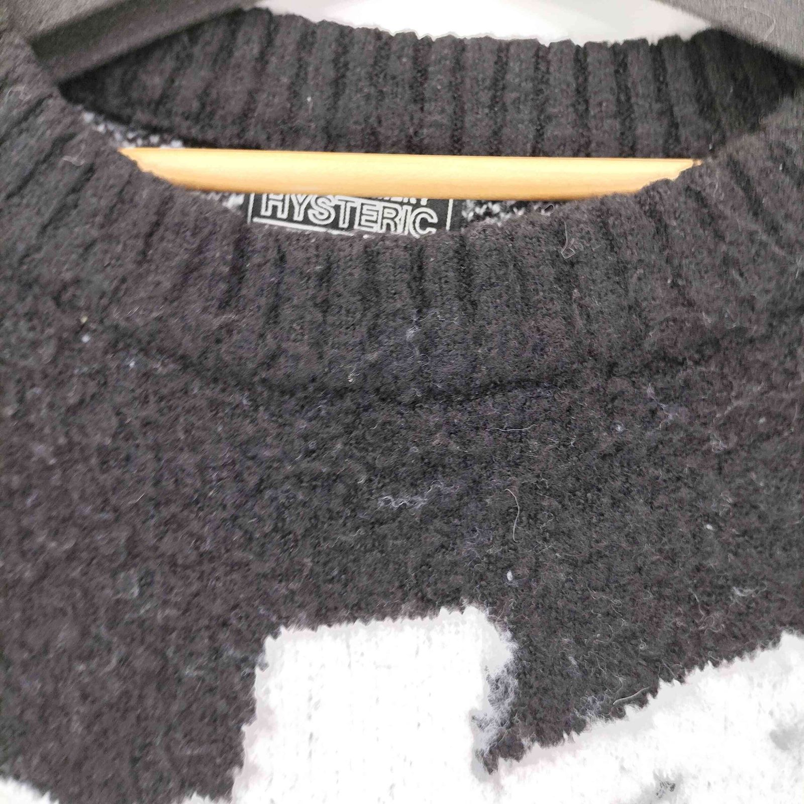 ヒステリックグラマー HYSTERIC GLAMOUR BIG LOGO KNIT メンズ