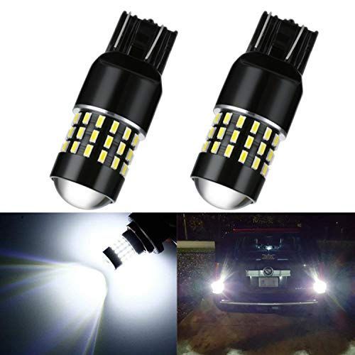 T20 7443 W21W ホワイト HooMoo T20 ダブル W21W T20 7443 ホワイト 54連 3014 SMD 6000K ブレーキランプ ストップランプ ウィンカーランプ バックランプ 汎用 変換 超高輝度 無極性 12V24V 2個セッ