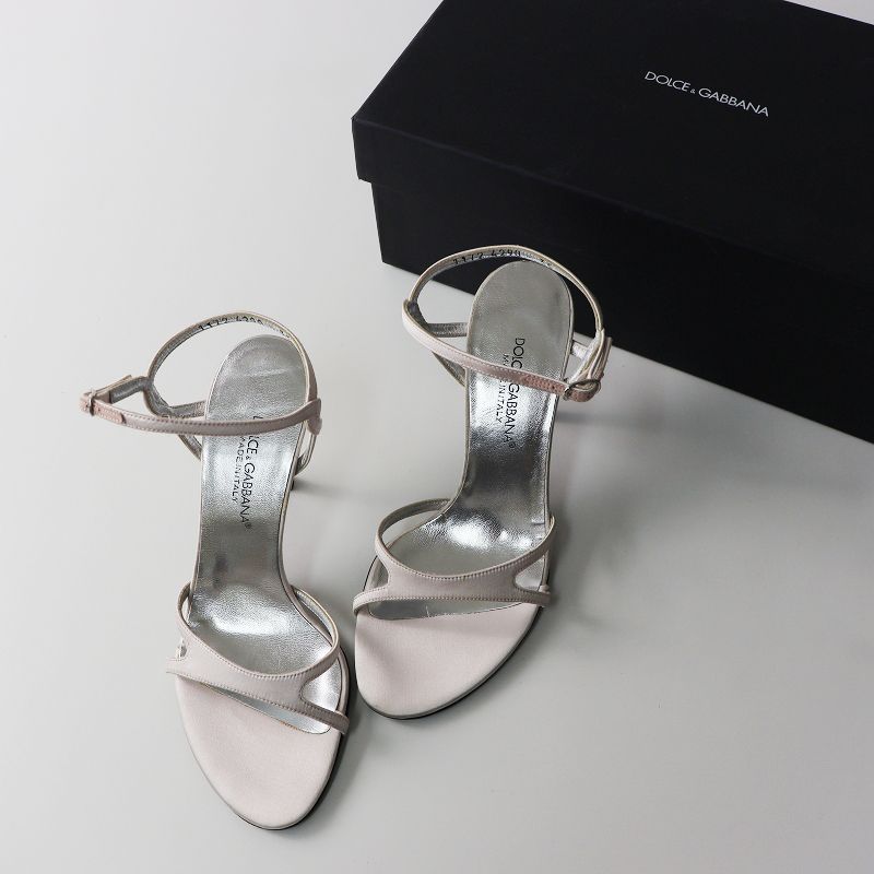 美品 ドルチェアンドガッバーナ DOLCE&GABBANA アンクルストラップ 