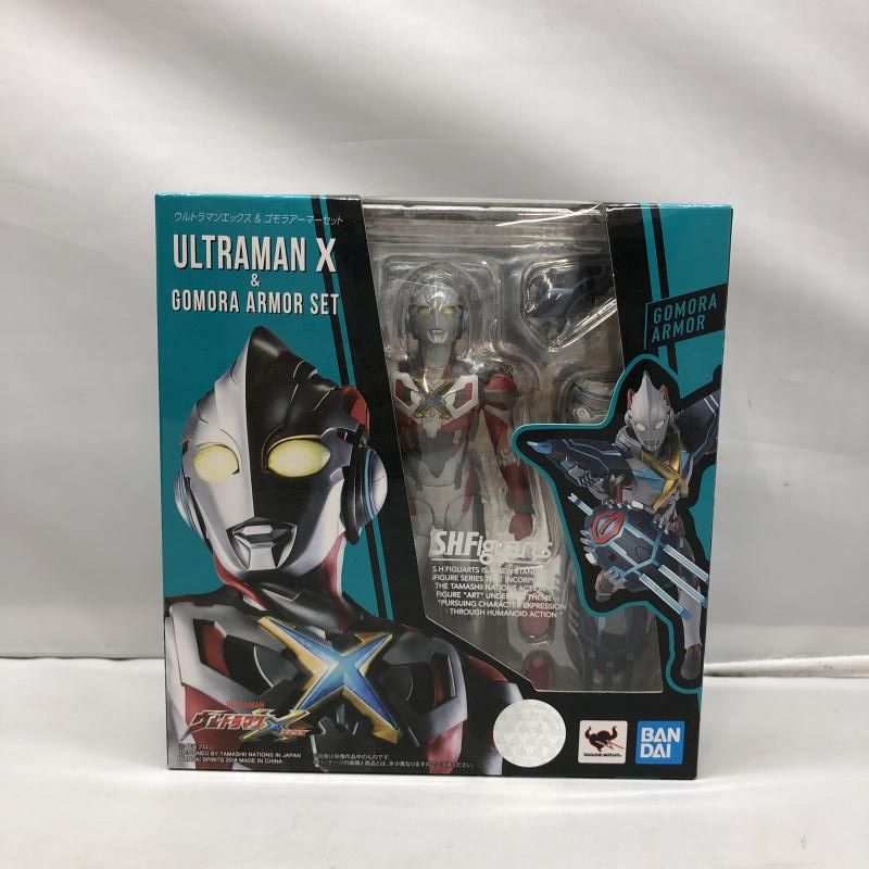 【中古】開封）バンダイ S.H.Figuarts ウルトラマンエックス＆ゴモラアーマーセット ウルトラマンX[97]