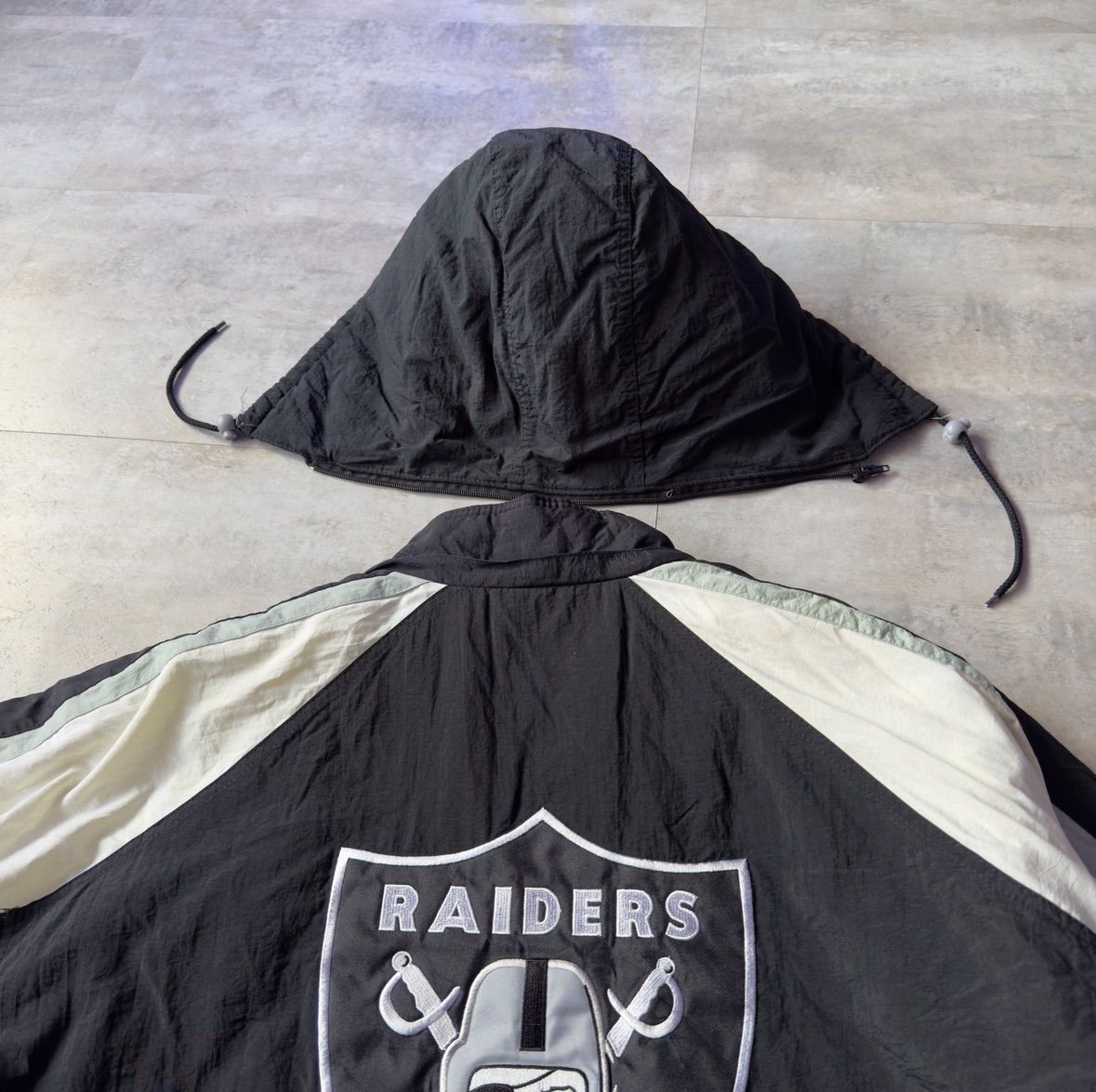 90s starter PRO LINE RAIDERS スタジャン 中綿 ダウンジャケット L