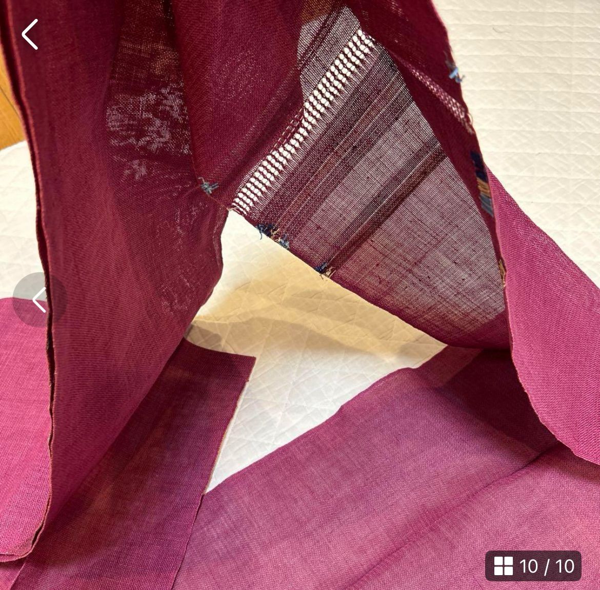 【未使用近い・美品】草木染め 羅 名古屋帯 麻 紫系 上質 夏帯 未使用に近い 羅 麻 夏帯 名古屋帯 草木染め パープル - メルカリ