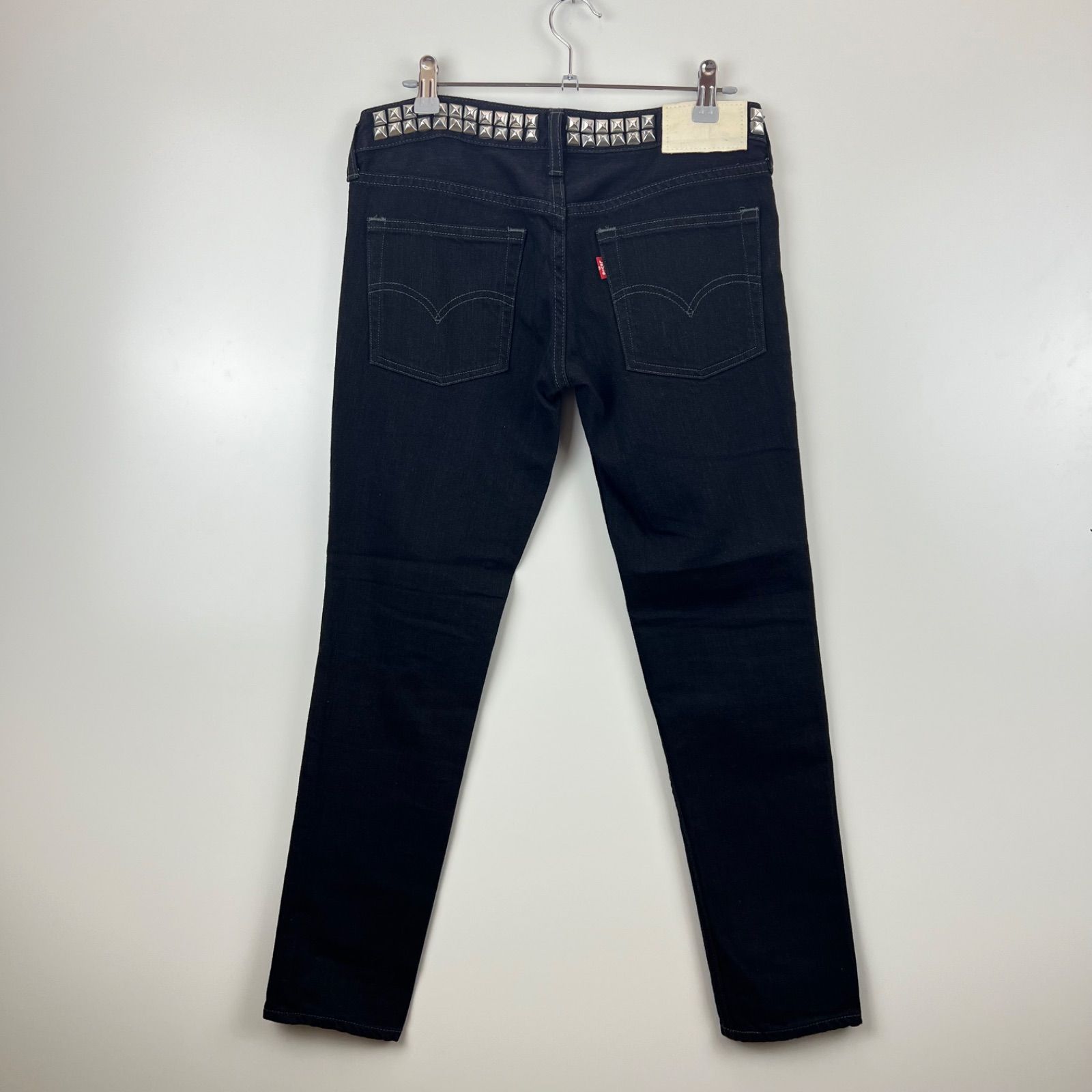 リーバイス　フェノム　フラグメントデザインチノパン Levi's Fenom FRAGMENT FM322 studs black denim S リーバイス